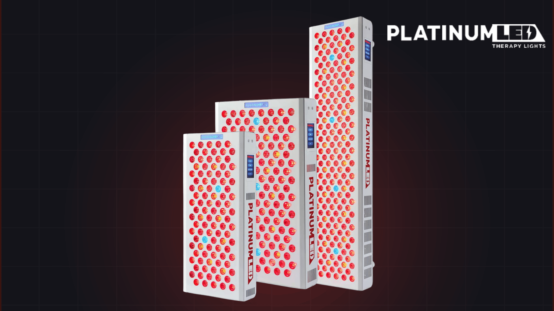 PlatinumLED BioMax 600 - Full spectrum red light therapy panel for deep pain relief