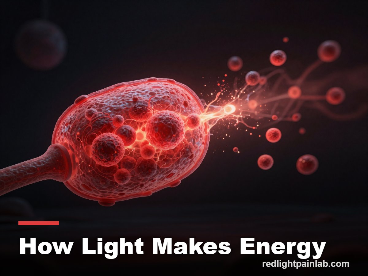 Red and near-infrared light sparking cellular energy production
